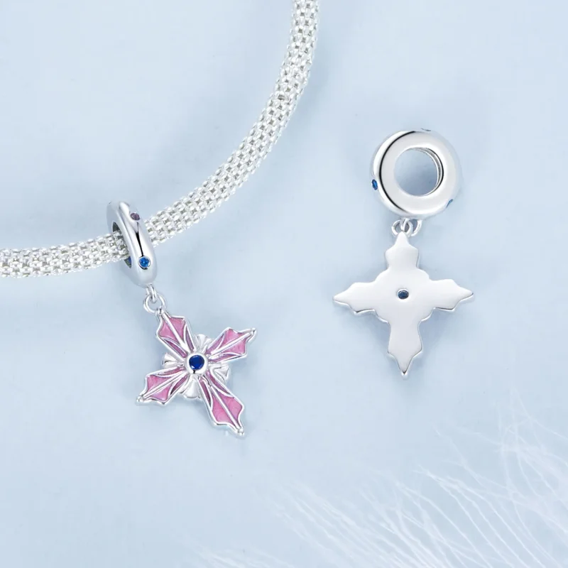 (image for) PANDORA Style Cross Pendant - BSC1023 - View 4