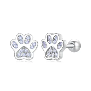 PANDORA Style Cute Pet Mark Earrings - SCE1750 (image for) PANDORA Style Cute Pet Mark Earrings - SCE1750
