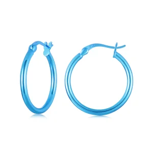 (image for) PANDORA Style Electric blue gold earrings - SCE1608-LBU