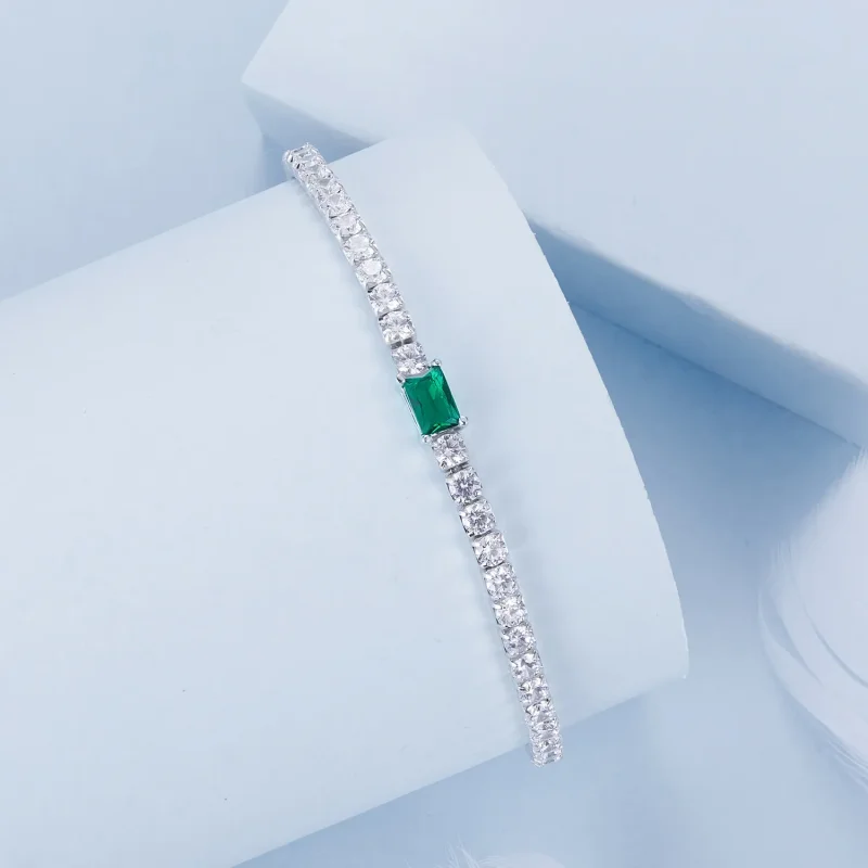(image for) PANDORA Style Elegant Emerald Bracelet - BSB179 - View 2