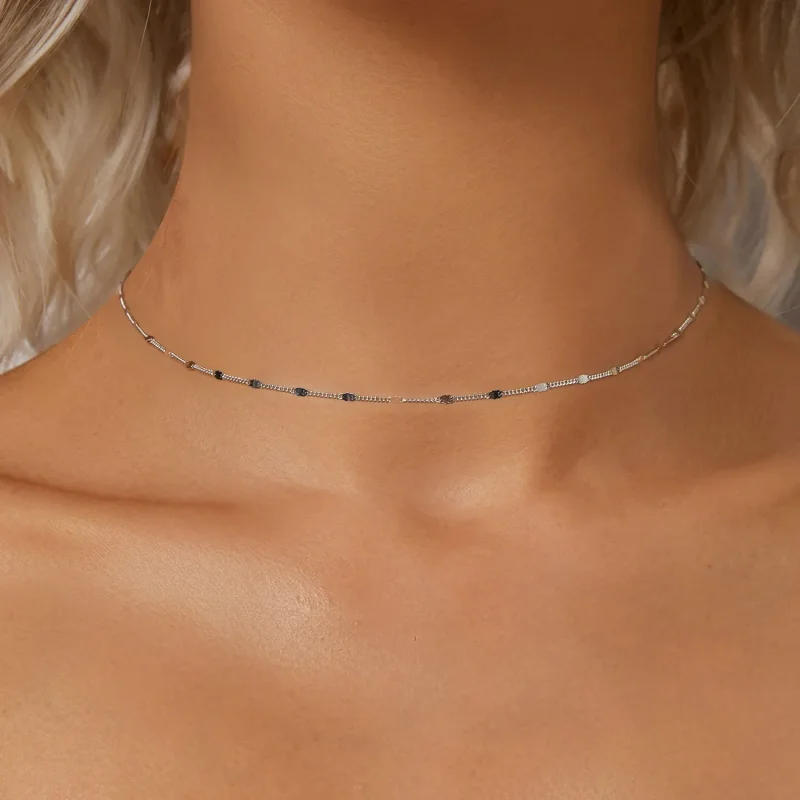 (image for) PANDORA Style Exquisite sparkling basic necklace - SCA030 - View 5