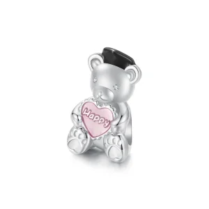 PANDORA Style Graduation Bear charm - SCC2838 (image for) PANDORA Style Graduation Bear charm - SCC2838