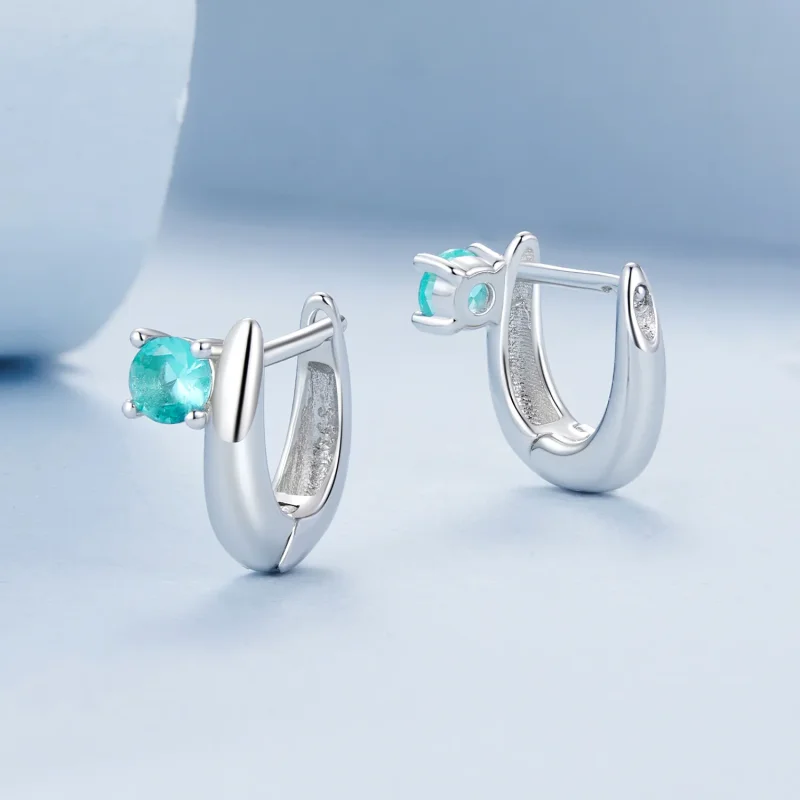 (image for) PANDORA Style Green earrings - BSE1030 - View 3