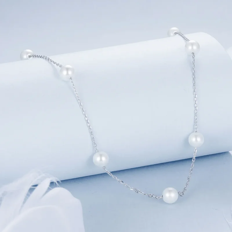 (image for) PANDORA Style Gypsophila Necklace - BSN389 - View 2