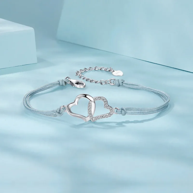 (image for) PANDORA Style Interlocking Hearts Bracelet - SCB274 - View 3