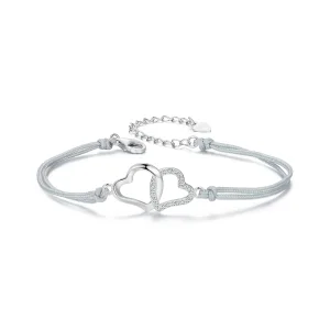 PANDORA Style Interlocking Hearts Bracelet - SCB274 (image for) PANDORA Style Interlocking Hearts Bracelet - SCB274