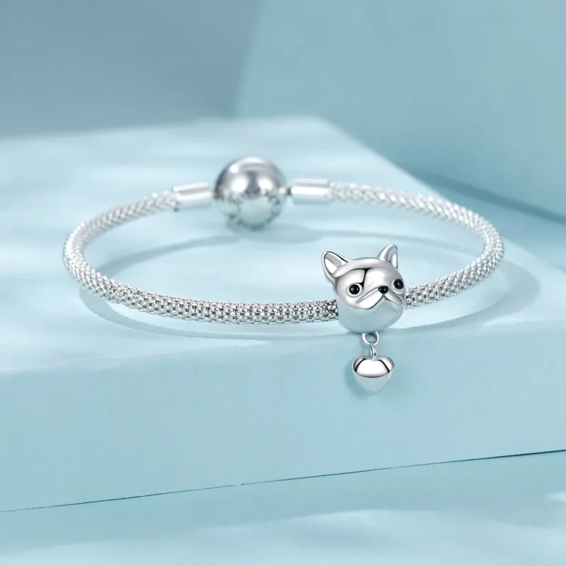 (image for) PANDORA Style Love French Bulldog Dangle - SCC2767 - View 4