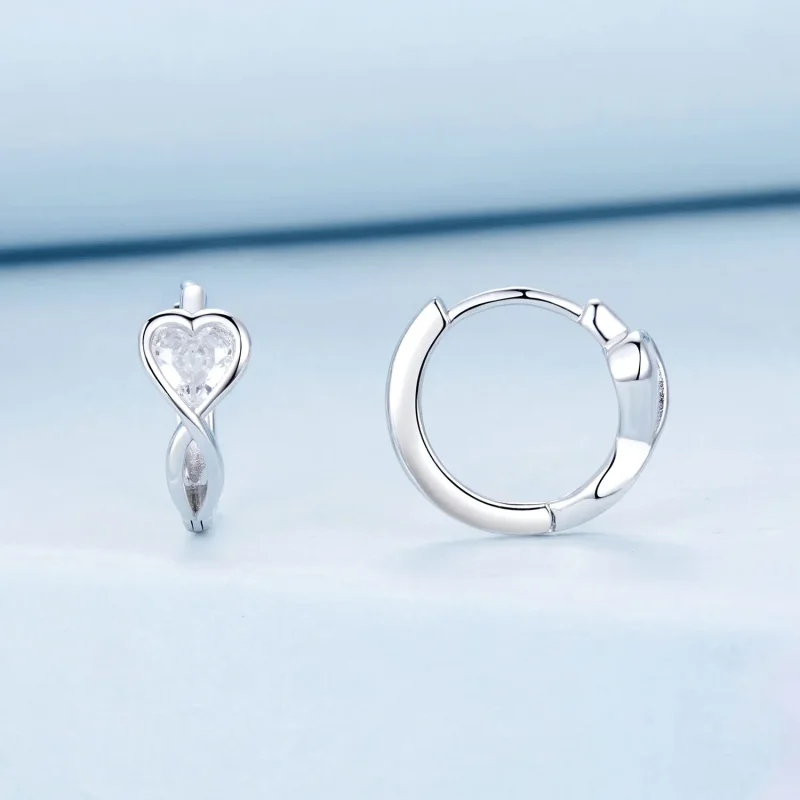 (image for) PANDORA Style Love Infinity Earrings - BSE1004 - View 2