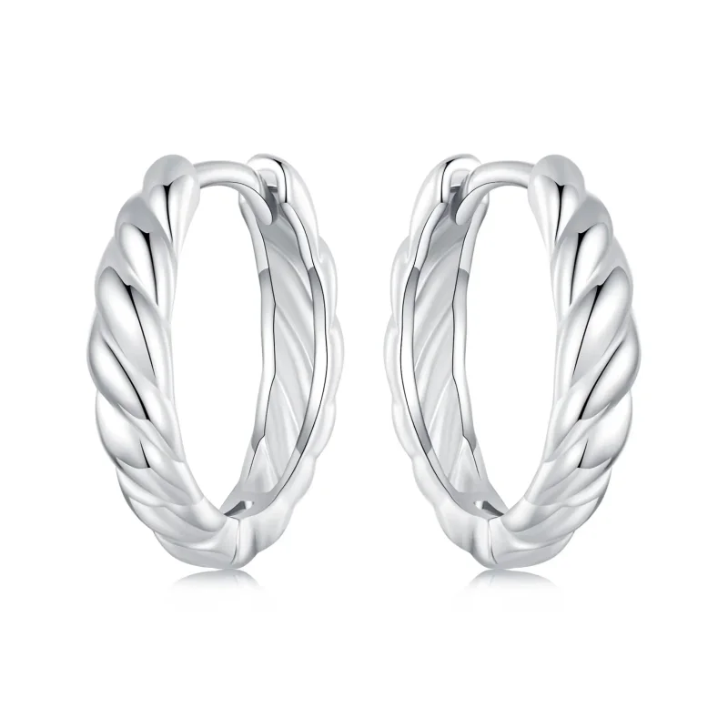 (image for) PANDORA Style Metallic twist earrings - BSE1024-M