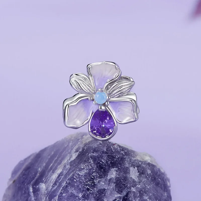 (image for) PANDORA Style Romantic Iris charm - BSC1031 - View 2