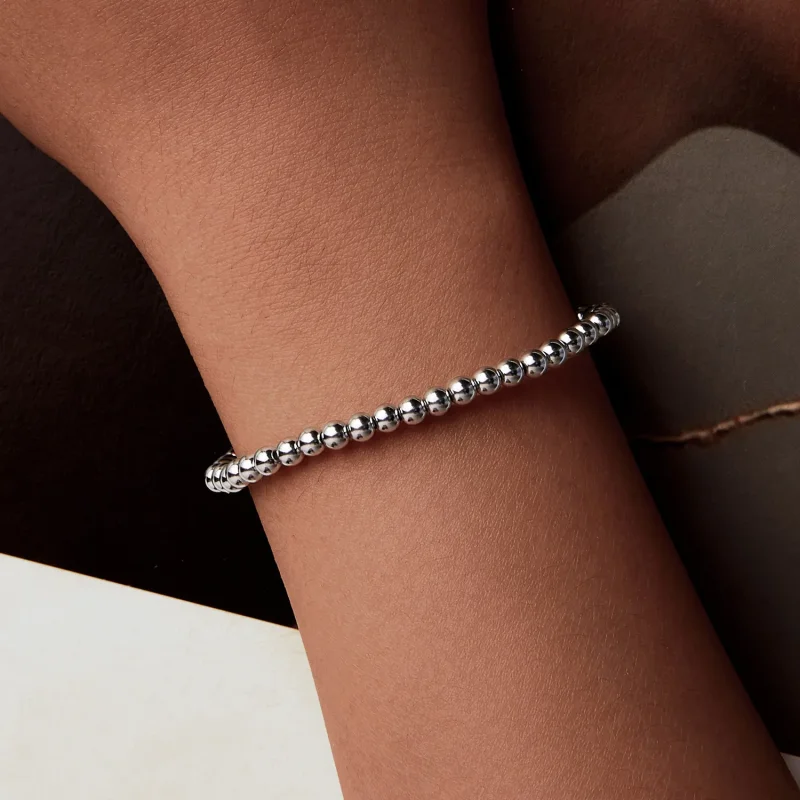 (image for) PANDORA Style Silver Bead Bracelet - BSB175 - View 7