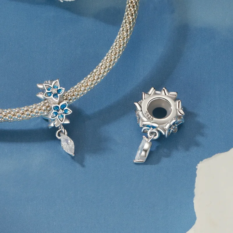 (image for) PANDORA Style Small delphinium pendant - BSC1028 - View 5