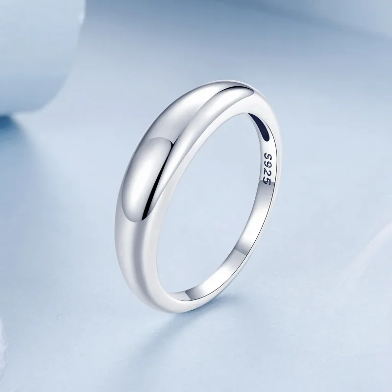 (image for) PANDORA Style Smooth simple ring - BSR558 - View 2