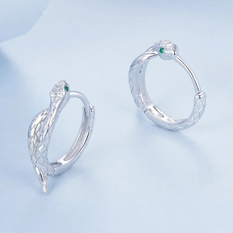 (image for) PANDORA Style Snake Wrap Earrings - BSE1008 - View 3