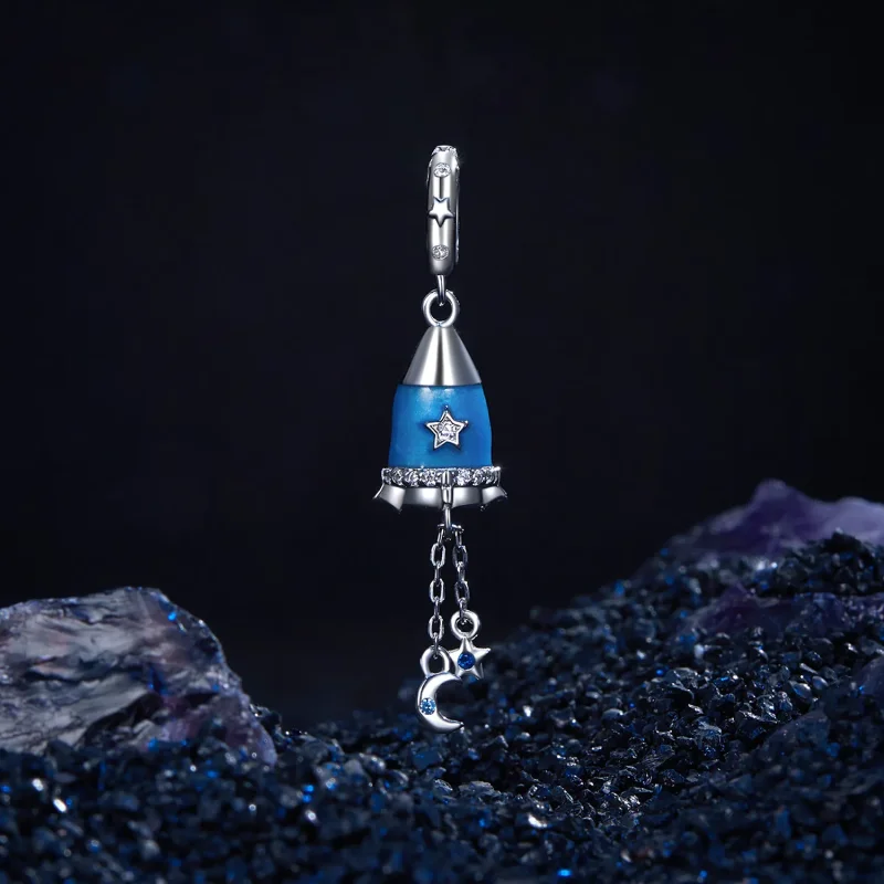 (image for) PANDORA Style Star Moon Rocket Pendant - SCC2788 - View 2