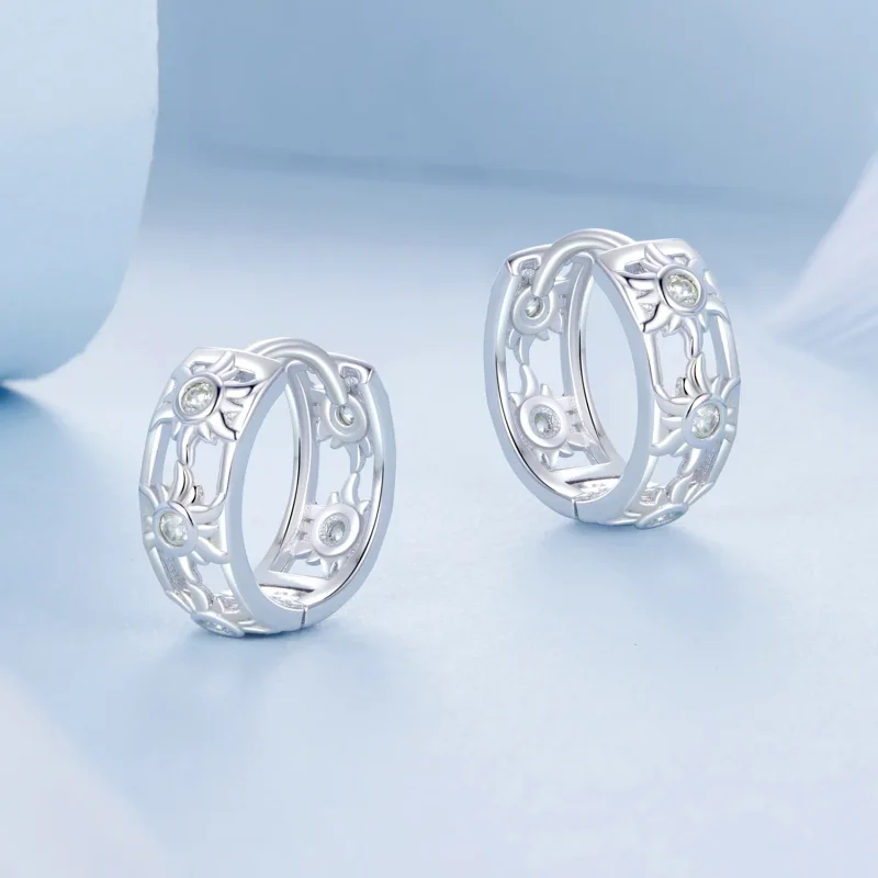 (image for) PANDORA Style Sun earrings - BSE1007 - View 3