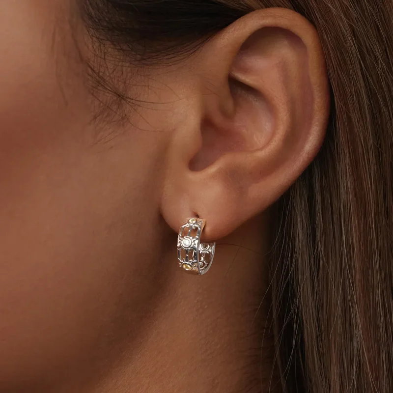 (image for) PANDORA Style Sun earrings - BSE1007 - View 5