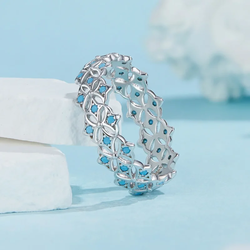 (image for) PANDORA Style Turquoise Ring - BSR556 - View 2