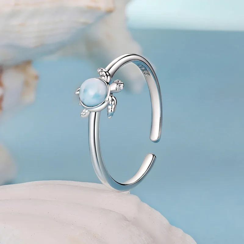 (image for) PANDORA Style Turtle Ring - BSR553-E - View 2