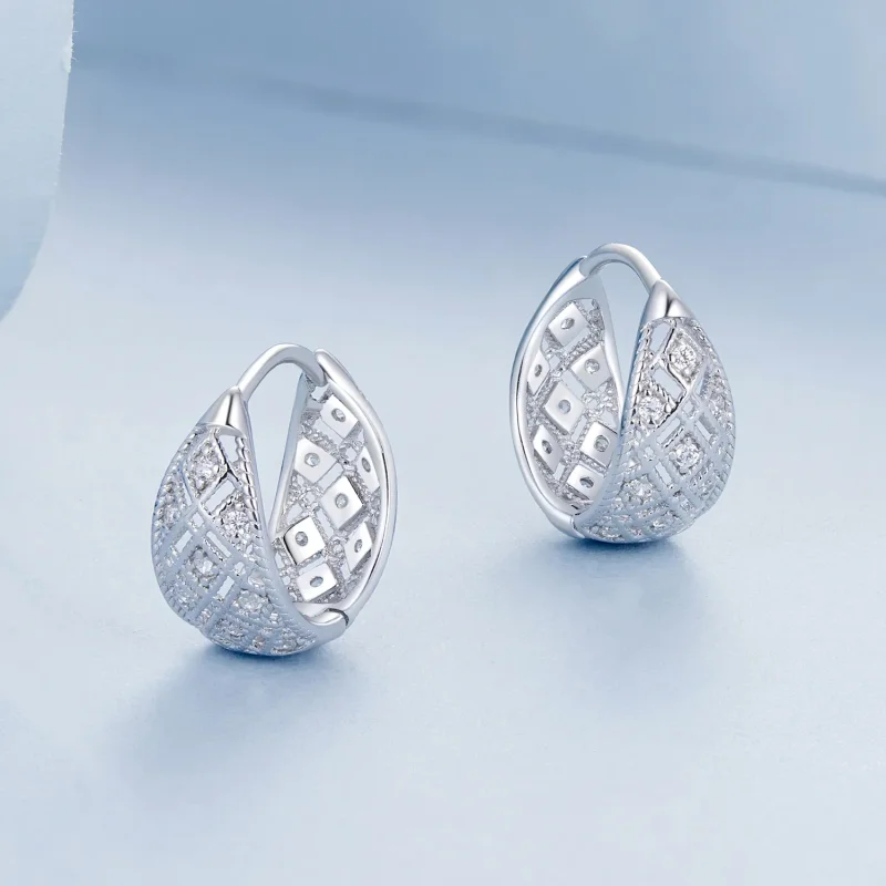 (image for) PANDORA Style Vintage lace earrings - BSE1035 - View 3