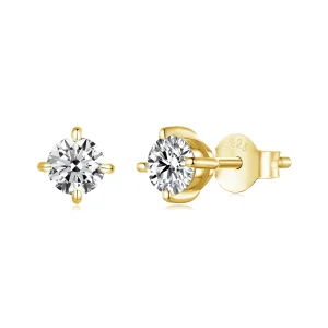 (image for) PANDORA Style 0.5ct Moissanite Earrings - MSE038-BM