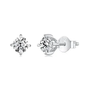 (image for) PANDORA Style 0.5ct Moissanite Earrings - MSE038-M