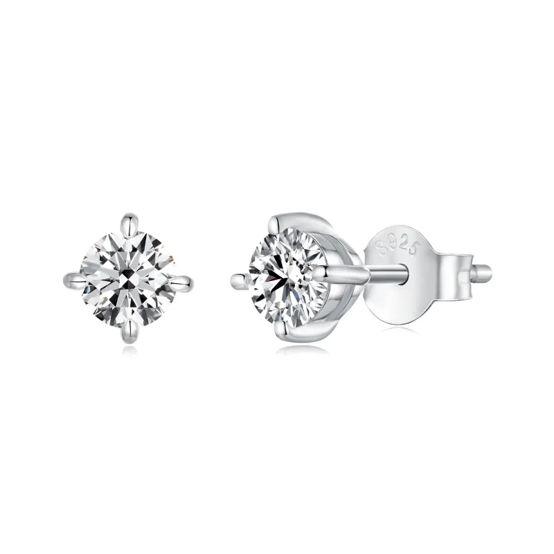 (image for) PANDORA Style 0.5ct Moissanite Earrings - MSE038-M