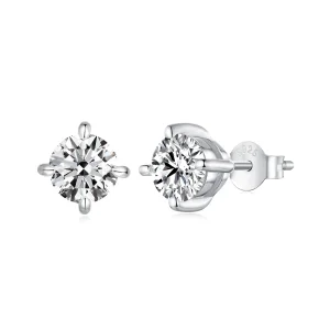 (image for) PANDORA Style 1ct Moissanite Earrings - MSE038-L