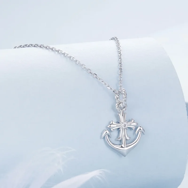 (image for) PANDORA Style Anchor Necklace - BSN393 - View 2
