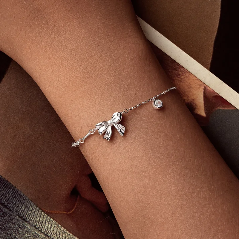 (image for) PANDORA Style Bow bracelet - BSB187 - View 5