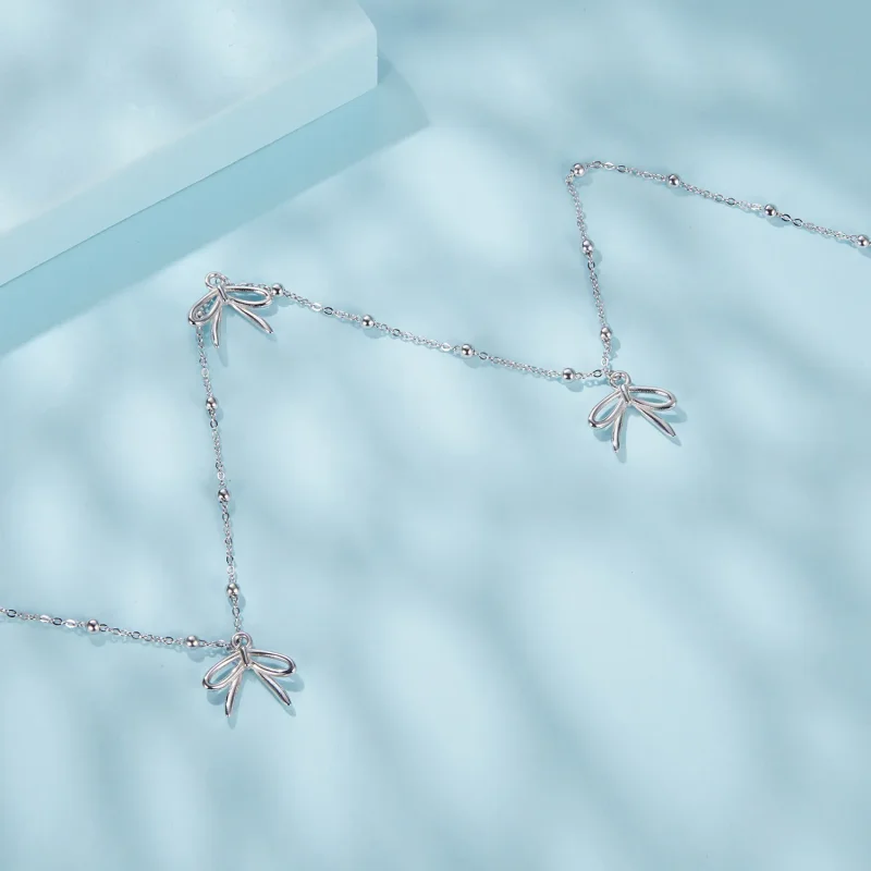 (image for) PANDORA Style Bow necklace - SCN529 - View 4
