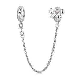 (image for) PANDORA Style Bow Silicone Safety Chain - BSC1053