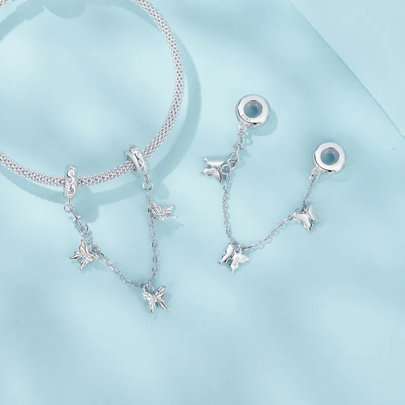 (image for) PANDORA Style Butterfly safety chain - SCC2829 - View 4