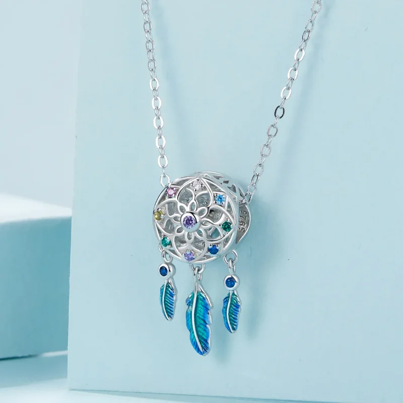 (image for) PANDORA Style Colorful dream catcher - SCC2816 - View 3