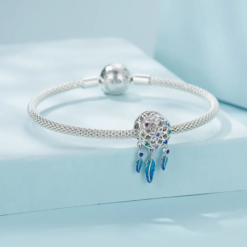 (image for) PANDORA Style Colorful dream catcher - SCC2816 - View 4