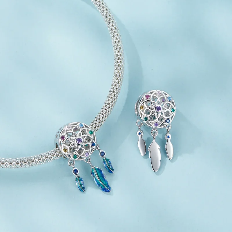 (image for) PANDORA Style Colorful dream catcher - SCC2816 - View 5