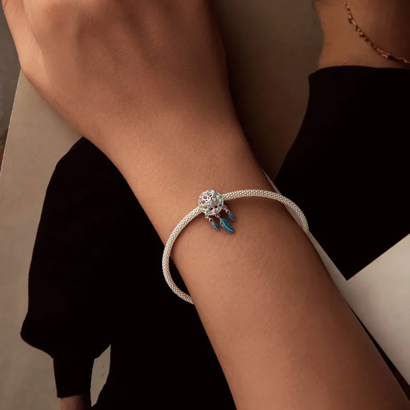 (image for) PANDORA Style Colorful dream catcher - SCC2816 - View 6
