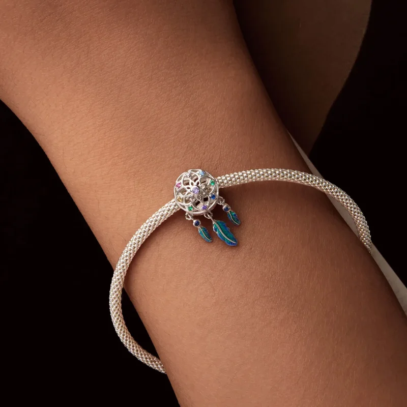 (image for) PANDORA Style Colorful dream catcher - SCC2816 - View 7
