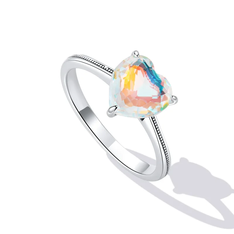 (image for) PANDORA Style Colorful Heart Ring - BSR252 - View 5