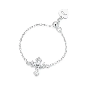 (image for) PANDORA Style Cross chain ring - SCR1053-E