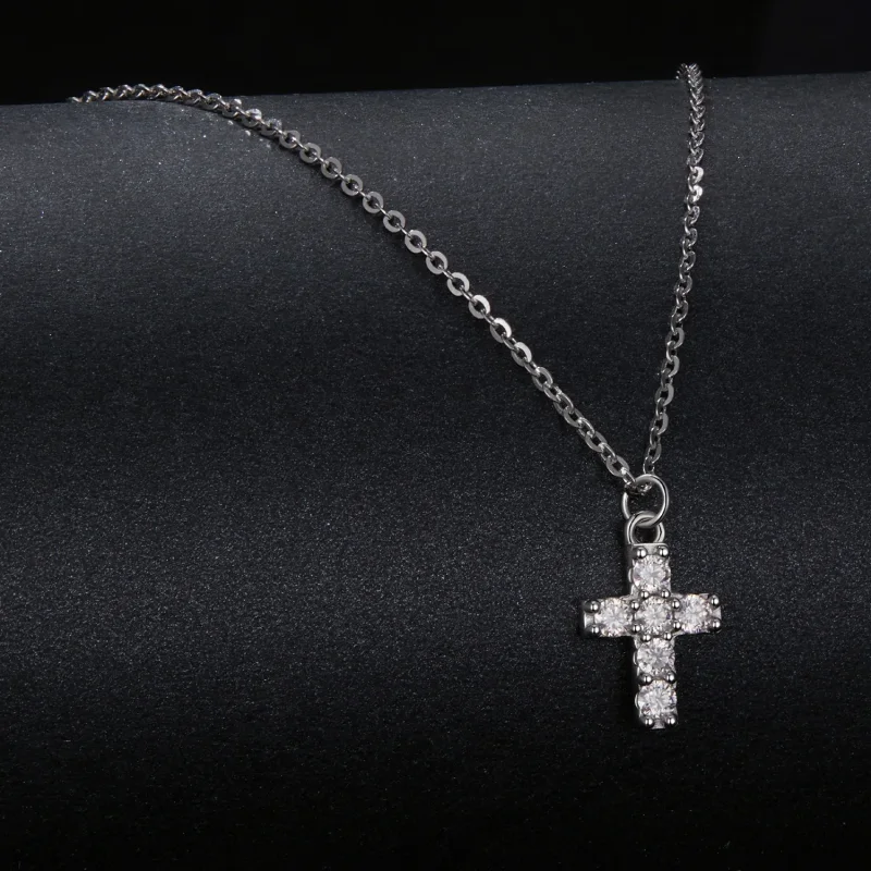 (image for) PANDORA Style Cross necklace (with one certificate) - MSN039 - View 2