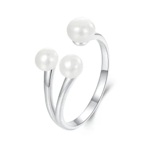 (image for) PANDORA Style Elegant Pearl Ring - BSR574-E