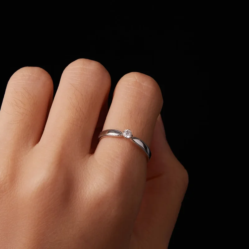 (image for) PANDORA Style Exquisite sparkling ring (one certificate) - MSR062 - View 4