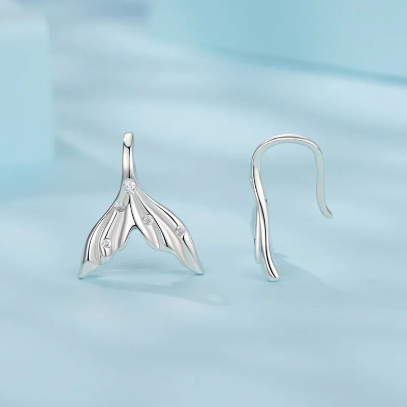 (image for) PANDORA Style Fishtail earrings - SCE1807 - View 4