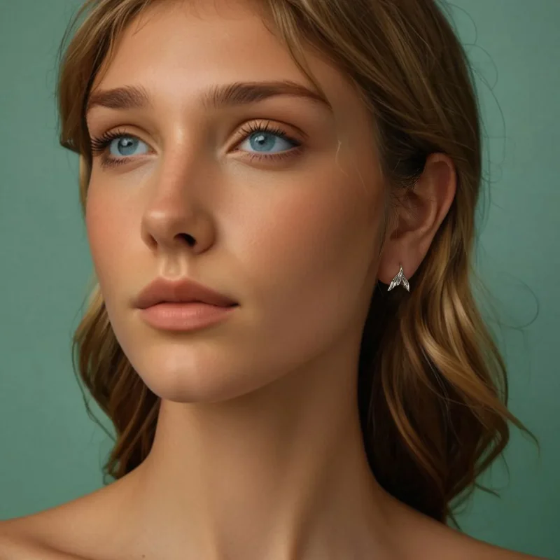 (image for) PANDORA Style Fishtail earrings - SCE1807 - View 7