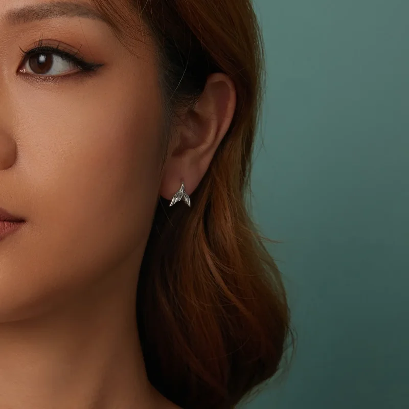 (image for) PANDORA Style Fishtail earrings - SCE1807 - View 9