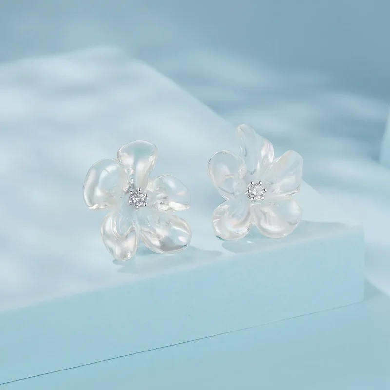 (image for) PANDORA Style Fresh flower earrings - SCE1804 - View 2