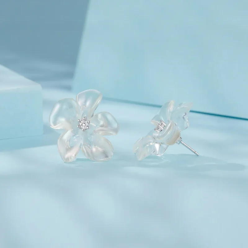 (image for) PANDORA Style Fresh flower earrings - SCE1804 - View 4