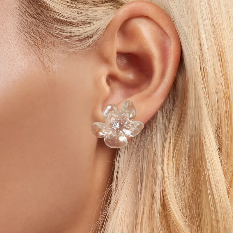 (image for) PANDORA Style Fresh flower earrings - SCE1804 - View 5