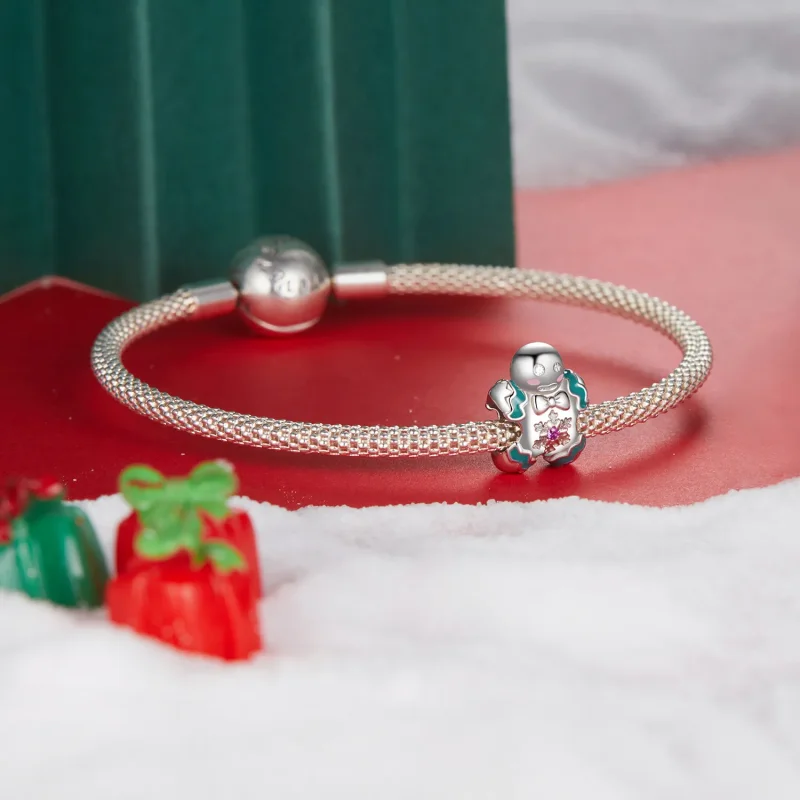 (image for) PANDORA Style Gingerbread Man Beads - BSC1068 - View 5